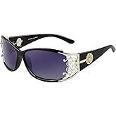 PARZIN Luxury Brand Polarized Sunglasses for Women Hollow Carved Lace Frame Design Ladies Shades PZ9218