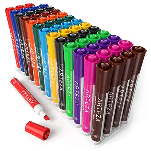 Erasable Markers Arteza Dry Erase Markers, Whiteboard Pens With Chisel