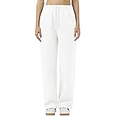 FAIABLE Women's Wide Leg Sweatpants Fleece Lined Sweatpants Baggy Straight Leg Lounge Pants Outfits Athletic with Pockets