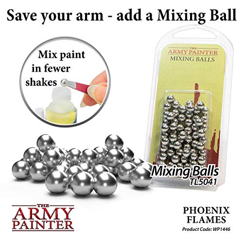 The Army Painter | Warpaint | Phoenix Flames | Hochpigmentierte Acrylfarbe auf Wasserbasis, geeignet für das Bemalen von Tabletop Miniaturen, Brettspielfiguren und Miniaturen zu RPGs Rollenspielen, WP1446 – Bild 7