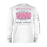 Simply Southern Preppy Piglet Long Sleeve T-shirt