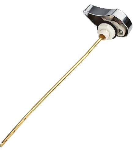 Toto Trip Lever Brushed Nickel Plated With Arm Spare Part - Toilet