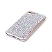 For iPhone 7 / iPhone 8 Case, Moonmini Hybrid Bling Glitter Soft TPU Silicone Inner Bumper Sparkle Shiny Protective Back Cover for iPhone 7 / iPhone 8 4.7 inch (Silver)
