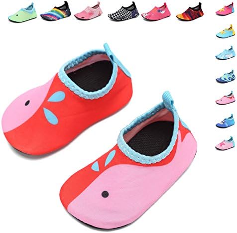 DREAM KIDS Swimming Water Shoes Boys&amp;Girls Aqua Barefoot Quick-Dry Sock for Beach Pool Surfing Yoga(Toddler,Little Kid)