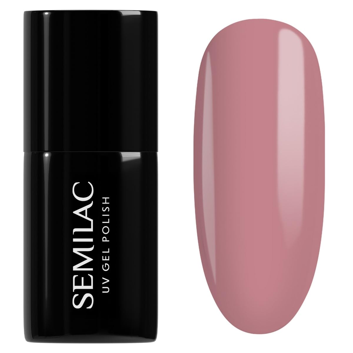 SEMILAC Gel Nail Polish 097 Indiana Rose - Full Coverage Gel Polish - Soak Off Easy To Use LED/UV Nail Lamp - Long Lasting Manicure and Pedicure up to 3 weeks