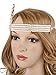 Vijiv Vintage 1920s Flapper Headband Gatsby 20s Headpiece Inspired Accessories