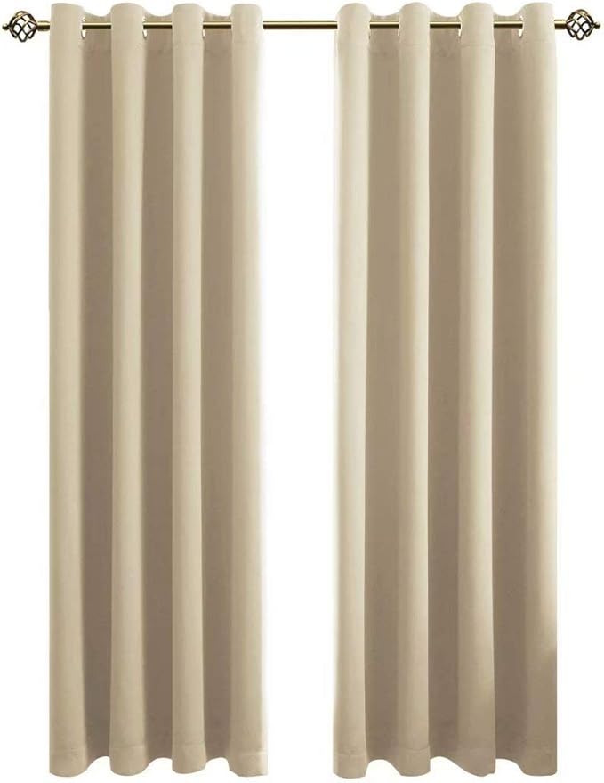 Curtain, Soundproof Curtains, Cotton Lined Drop Noise Reduce, Window