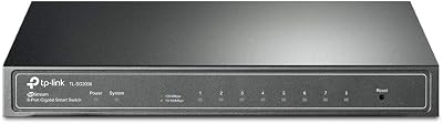 TP-Link SG2008 8-Port Gigabit Switch with VLAN QoS and ZTP