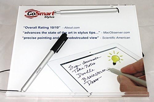 GoSmart Professional 200 Stylus for Tablet Apple iPad, iPad 2, iPad Air, iPhone – Black with Magnet