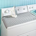 100% Cotton Strong Magnetic Quilted Ironing Quilt Pad, Gray Metallic, Surface Protector,great for Traveling To!