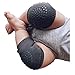 Kindstore,Functional Baby Crawling Anti-Slip Knee Compression Sleeve Unisex Kneecap Coverage(dark-gray)