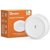 SONOFF SNZB-02M AirGuard TH Pressure Zigbee Temperature Humidity Sensor | Zigbee Smart Thermometer Hygrometer Barometer with App Alerts, Remote Monitoring for Greenhouse &amp; Wine Cellar