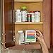 Small Stackable Weekly Pill Organizer Pill Box | AM PM Pill Box with Bonus Travel Pill Holder & Pill Cutter | 4 Large Daily Compartments| Easy Open | Perfect for Any Senior or Caregiver