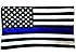 American Flag,for Our Police and Military US Flag.Thin Blue Line,3x5 foot.Top Garden Decor by YardExpert