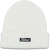 Titleist Charleston Cuff Knit Golf Beanie White One Size Fits Most