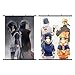 Raleighsee Naruto Anime Hanging Paintings Cartoon Characters Uzumaki Naruto Uchiha Sasuke Poster Painting Hanging Wall Poster Scroll Home Hot Gifts for Anime Fans(2030cm H02)