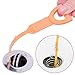 8 Pack Hair Drain Cleaning Tools, 19.6 inch Drain and Snake Clog Remover Drain Relief Auger with Plastic By Fommen