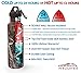 Camo 21 Oz Camouflage Ultimate Sport Bottles Personal Hydration Best Insulated Water Bottle NO Leak or Sweat Stainless Cold 24 Hrs Hot 12 Hrs Perfect Fitness Outdoor Hiking Hunting Fishing Paintball