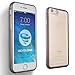 iPhone 6/ 6S Anti Gravity Phone Case, Nano Hands-Free Selfie Clear Protective Goat Case Stick to Mirror, Glass, Tile, Smooth Surface - Black