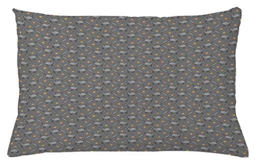 Amazon Com Hanjear59 Cat Throw Pillow Cushion Cover Pattern With