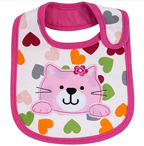 Cat Newborns Infant 0-3 years Baby Bibs Waterproof Soft Saliva Towels Newborn Wear Burp Cloths