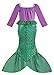 ALIZIWAY Little Girl Mermaid Princess Dresses Ariel Costume for Grils Birthday Party Halloween Cosplay Costumes 058M