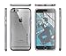 iPhone 6s Case, Ghostek Cloak Series for Apple iPhone 6/6s Slim Protective Armor Soft Cover Carrying Case Tempered Glass Screen Protector Exchange Aluminum Bumper Clear TPU (Silver)