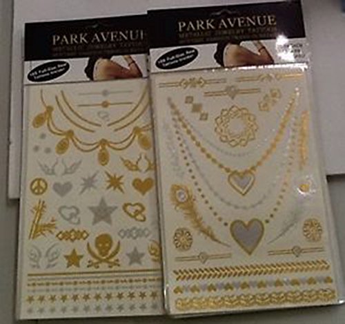 Metallic Jewelry Tattoos -108 Full Size Tattoos