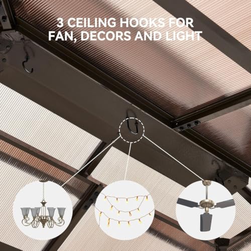 Aoxun 8'x5' Grill Gazebo Review: Double-Roof Shelter With Prep Shelves image 13