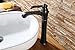 Purelux Wise Classic Deck Mount Bathroom Vessel Sink Faucet Single Lever Control Tall Spout Mixer Tap, Oil Rubbed Bronze Finish 10 Year Warranty