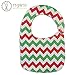Regaroo - All-Around Waterproof Cotton-Lined Baby Bibs, Baby Essentials for Baby Clothes Protection, Unisex Baby Stuff, Baby Products, Candy Shop (3-Pack)