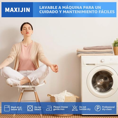 MAXIJIN Thick Velvet Sofa Cover for 3 Seater, Super Elastic Non Slip Sofa Cover, Pet Friendly 1 Piece Furniture Protector (3 Seater, Khaki)