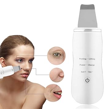 Ultraschall Gesichts Skin Scrubber, Filfeel Poren Reinigung Massager USB Charge Schönheits Maschinen Therapie Haut Wäscher Ge