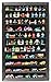 Display Case Wall Curio Cabinet for Building Toys Minifigures Miniature Figures (Black Finish) Living Room