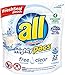 all Mighty Pacs Laundry Detergent, Free Clear for Sensitive Skin, Unscented, Pouch, 22 Count