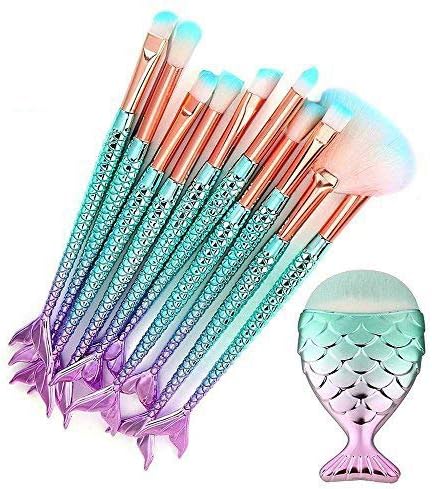 Makeup Brushes Set 11pcs Makeup Brush Cosmetic Brushes Eyeshadow Eyeliner Blush Brushes (11PCS-5)