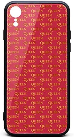 SDHAK Queen-Logo-Pattern-Yellow- Phone Case for iPhone Xr, Shock-Absorption Hard Back Cover Bumper Protective