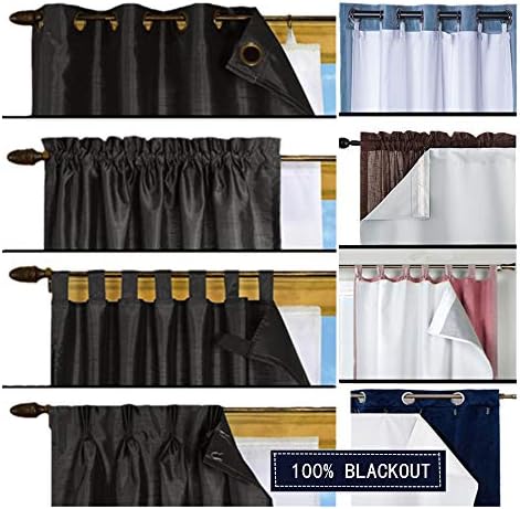Blackout Liner for Window Curtain Multi-Use for different Window Panel Drapes Blackout Liner for Living Room White , 45 Inch Width By 113 Inch Long 1 Panel