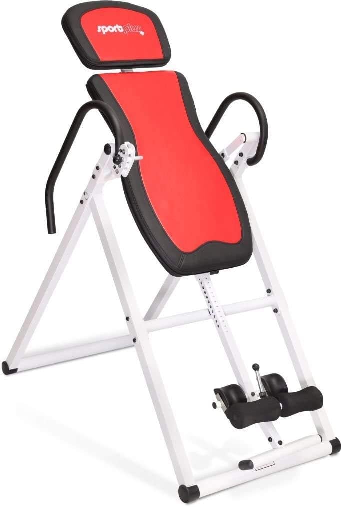 SportPlus Inversion Table – Gravity Trainer with “Perfect Balance” System – Max User Weight 135 Kg – Body Size Up To 199 cm – Improves Back Pain and Posture