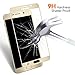 Note 5 Screen Protector,Full Coverage Premium Tempered Glass Screen Protector Clear Film for Samsung Galaxy Note 5(Gold)