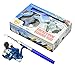 MultiOutools 38 Inches Pocket Pen Rod Set,Mini Fishing Rod and Reel Combos,Portable Travel Fishing Gear in A Box,Good Gift for Birthday,Festival,Christmas (Blue)