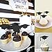 OUNONA 12pcs Cake Toppers for Graduation 2017 Graduation Cupcake Decorations