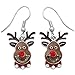 SoulBreezeCollection Christmas Santa Clause Penguin Polar Bear Charm Earrings Gift Stuffers (Reindeer 1)