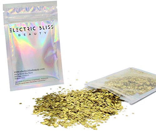 10 Grams ✮ Gold Glitter ✮ COSMETIC GLITTER ✮ Festival Rave Beauty Makeup Face Body Nail ✮
