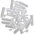 Aysekone 50 Pack 5ml Non-Sterile Plastic EP Vial Sample Tubes Storage Container Centrifuge Microcentrifuge Tubes Polypropylene Graduated with Snap Cap