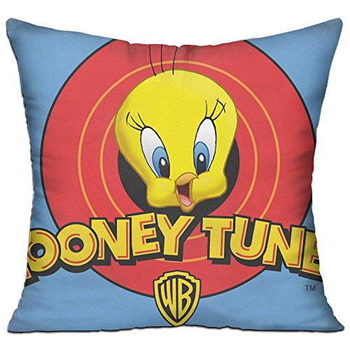 Mfindzz Tweety Bird Cushion Pillow Custom Zippered Photo Pillow
