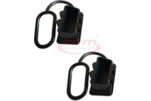 DENT-DE-LION Dust Cover 2Pcs for 175A Power Connectors Black Rubber,Dustproof Plug Cover for 175A Battery Quick Connection Plug Connector