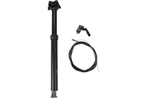 Mountain for Bike Dropper Post – 30.9 mm Aluminum Alloy Telescopic Seatpost with Remote Control, Internal Cable Routing, Dual