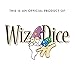 7 Die Polyhedral Dice Set - Arcane Aura (Purple Glitter) with Velvet Pouch by Wiz Dice
