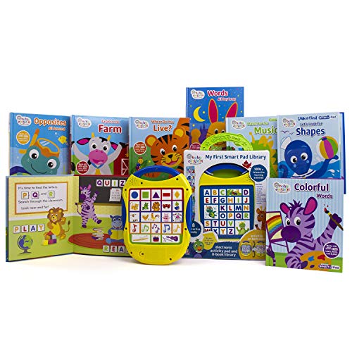 Baby Einstein My First Smart Pad Library Electronic Activity Pad and 8Book Library PI Kids